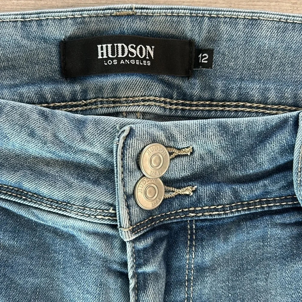 Hudson 1811754 slim straight jeans size 12